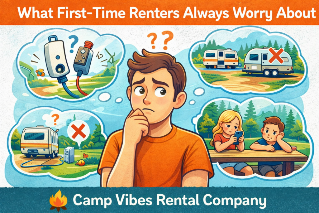 What first time RV renters worry about
